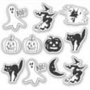 Search for flying ghost stickers Pumpkin