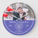 Search for sapphire wedding anniversary clocks Blue