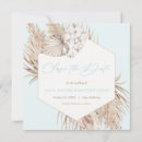 Search for palm leaves save the dates Pampas grass