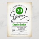 Search for mens 30th birthday invitations Typography