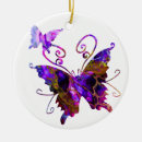 Search for purple butterfly christmas tree decorations Fantasy