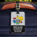 Search for sesame street characters luggage tags Colourful