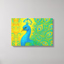 Search for damask canvas prints Turquoise