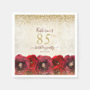 Search for 85th birthday napkins Watercolor