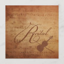 Search for violin recital invitations Vintage