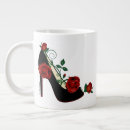 Search for high heel shoe mugs Black