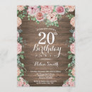 Search for elegant 20th birthday invitations Adult birthday party