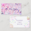 Search for dessert business cards Trendy