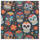 Search for day of the dead fabric Calavera