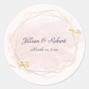 Search for gold pink wedding stickers Blush