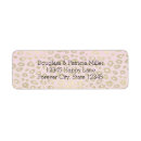 Search for pink leopard return address labels Peach