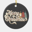 Search for retro christmas tree decorations Typography