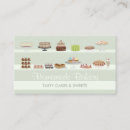 Search for sweet shop business cards Pastry