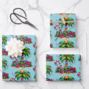 Search for tropical christmas wrapping paper Palm tree