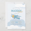 Search for aeroplane birthday invitations Time flies