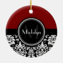 Search for red and white christmas tree decorations Initial
