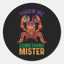 Search for funny mardi gras stickers Crawfish