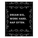 Search for hard work motivation posters Dream big