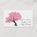 Search for spring tree business cards Sakura