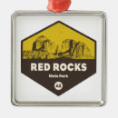 Search for red rocks christmas tree decorations Mountains