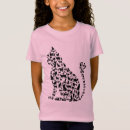 Search for black and white cat tshirts Kitty
