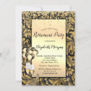 Search for gold black balloons invitations Retirement party