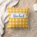 Search for yellow gingham cushions Trendy