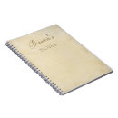 Search for old parchment paper notebooks Vintage