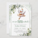 Search for tutu baby pregnancy invitations Watercolor