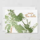 Search for palm tree wedding save the dates Florida