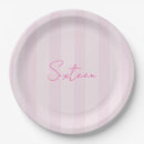 Search for pink paper plates Sweet 16