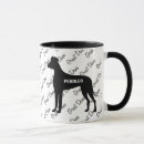 Search for black great dane mugs Silhouette