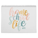 Search for life calendars Back to school