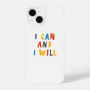 Search for i can and i will iphone cases Motivational
