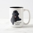 Search for newfoundland dog mugs Black