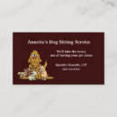 Search for dog breeder business cards Sitter