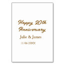 Search for elegant birthday party table cards 10 20 30 40