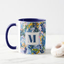Search for royal blue monogram mugs Elegant