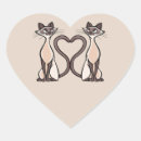 Search for siamese cat stickers Heart