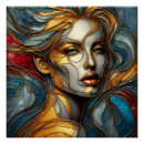 Search for abstract woman face posters Illustration