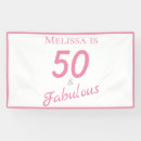 Search for fabulous 50 birthday party banners Simple