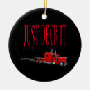 Search for trucker christmas tree decorations Semi