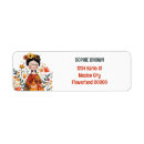 Search for festive floral return address labels Watercolor