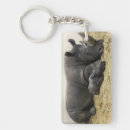 Search for rhinoceros key rings White