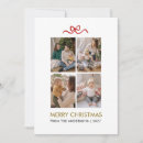 Search for red ribbon christmas cards Photo collage