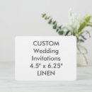 Search for linen invitations Rsvp