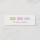 Search for macaron business cards Pastries