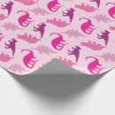 Search for baby dinosaur wrapping paper Pink