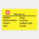 Search for allergies stickers Health