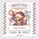 Search for cute name tag stickers From santa